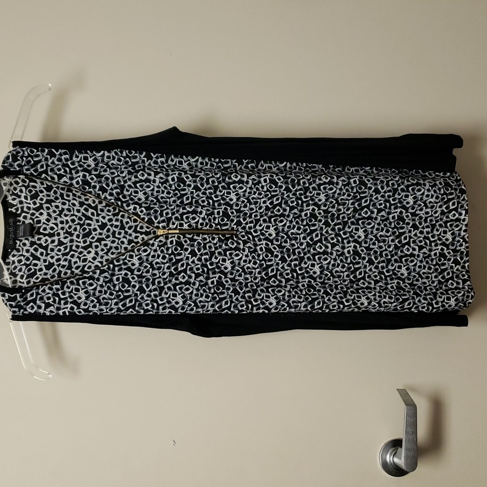 Women's black print blouse